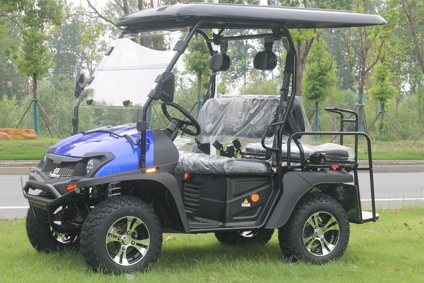 TrailMaster Taurus 50EV 4-Seat Electric Golf Cart, 60 Volt, Full DOT Light Package Included