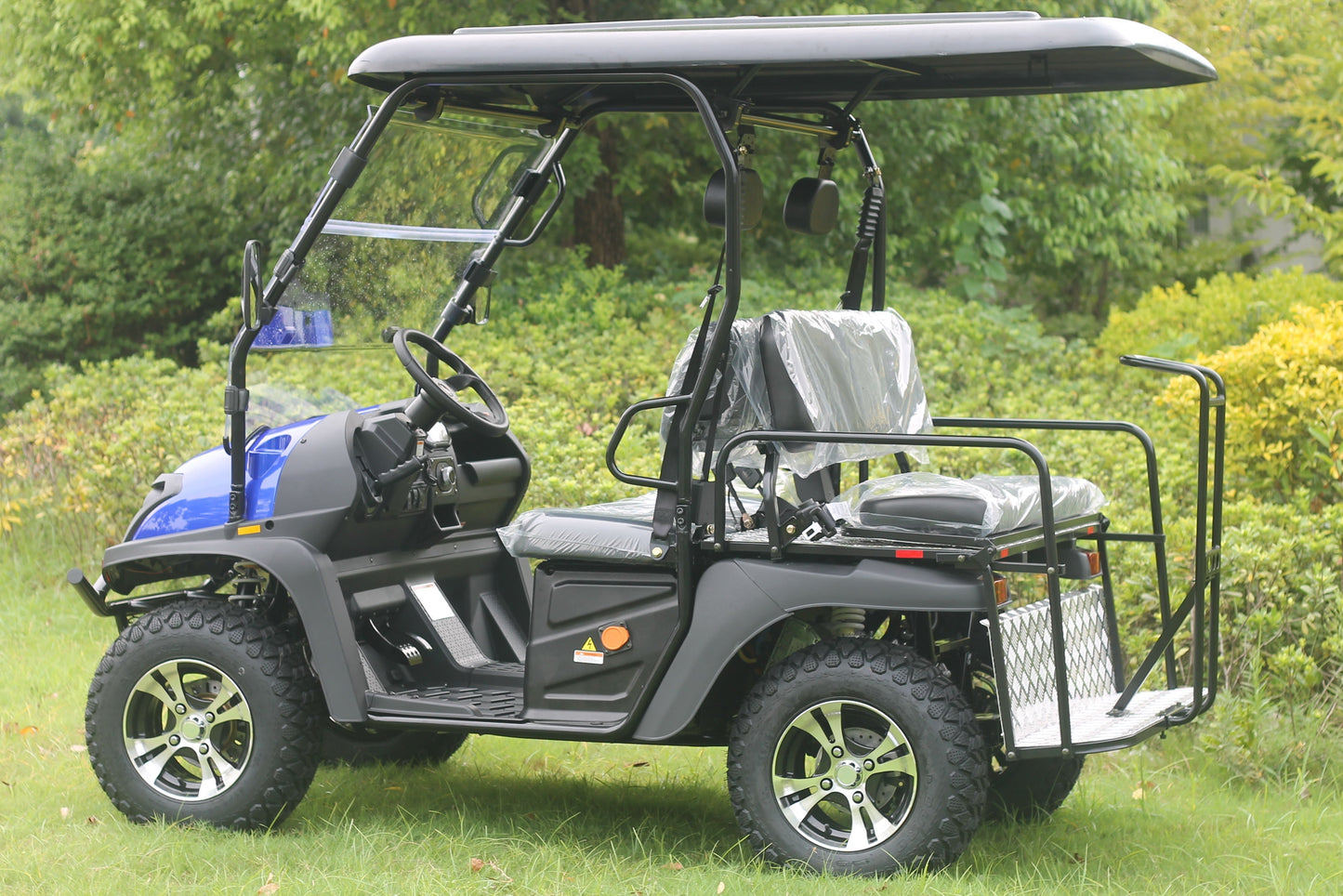 TrailMaster Taurus 50EV 4-Seat Electric Golf Cart, 60 Volt, Full DOT Light Package Included