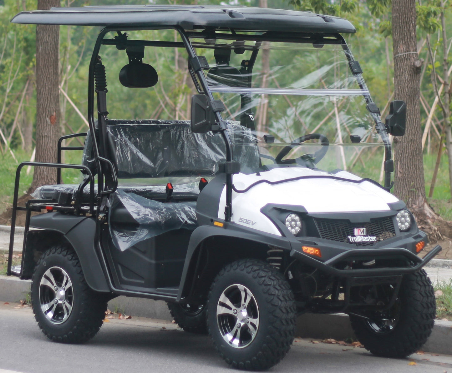 TrailMaster Taurus 50EV 4-Seat Electric Golf Cart, 60 Volt, Full DOT Light Package Included