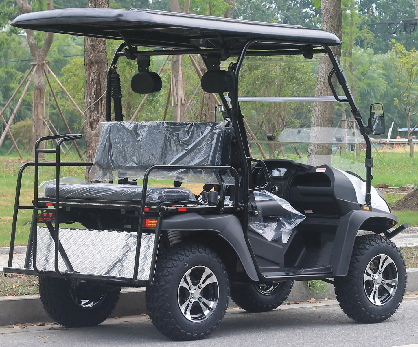 TrailMaster Taurus 50EV 4-Seat Electric Golf Cart, 60 Volt, Full DOT Light Package Included