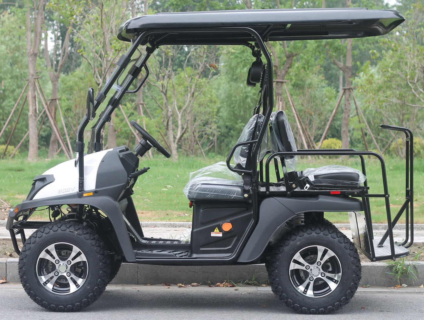 TrailMaster Taurus 50EV 4-Seat Electric Golf Cart, 60 Volt, Full DOT Light Package Included