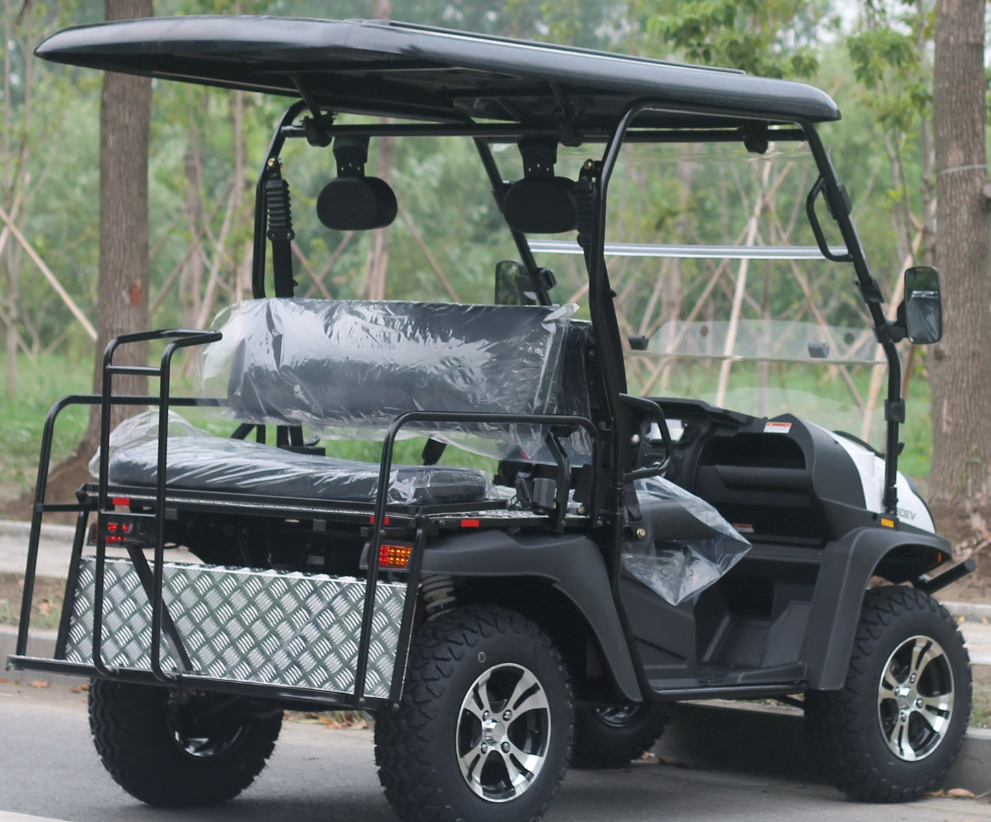 TrailMaster Taurus 50EV 4-Seat Electric Golf Cart, 60 Volt, Full DOT Light Package Included