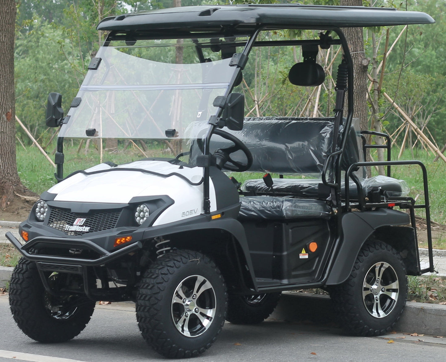 TrailMaster Taurus 50EV 4-Seat Electric Golf Cart, 60 Volt, Full DOT Light Package Included