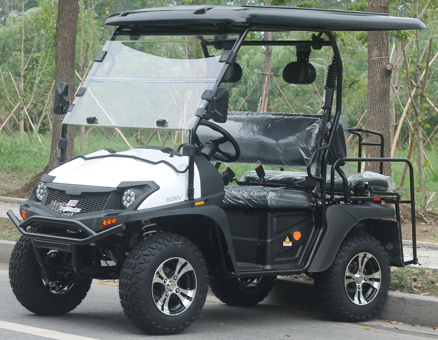 TrailMaster Taurus 50EV 4-Seat Electric Golf Cart, 60 Volt, Full DOT Light Package Included