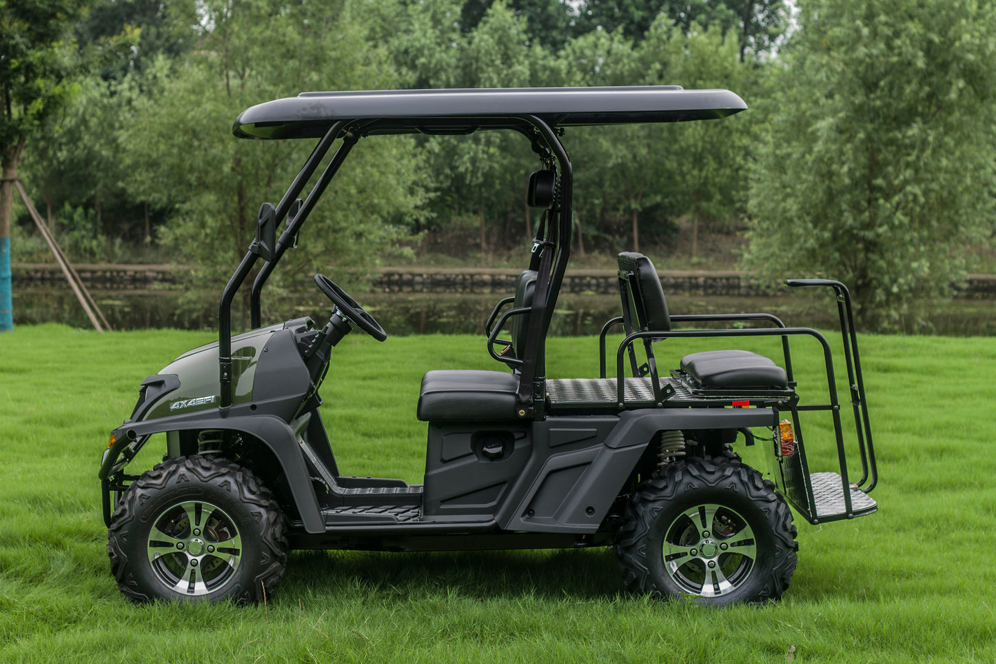 TrailMaster Taurus 450GX Gas Golf Cart, 26hp EFI Engine, 2x4/4x4 H/L Gear with Locking Differential