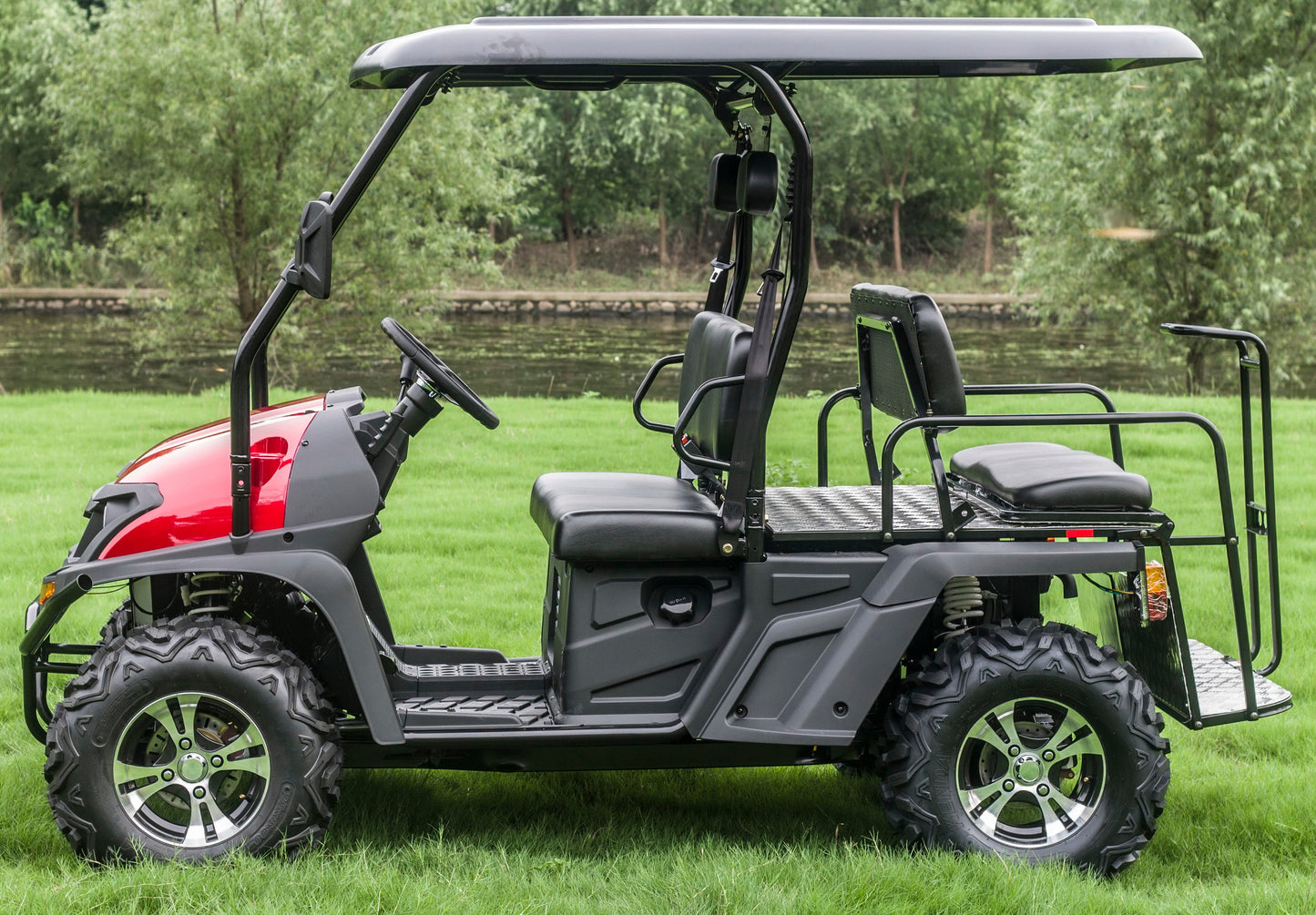 TrailMaster Taurus 450GX Gas Golf Cart, 26hp EFI Engine, 2x4/4x4 H/L Gear with Locking Differential