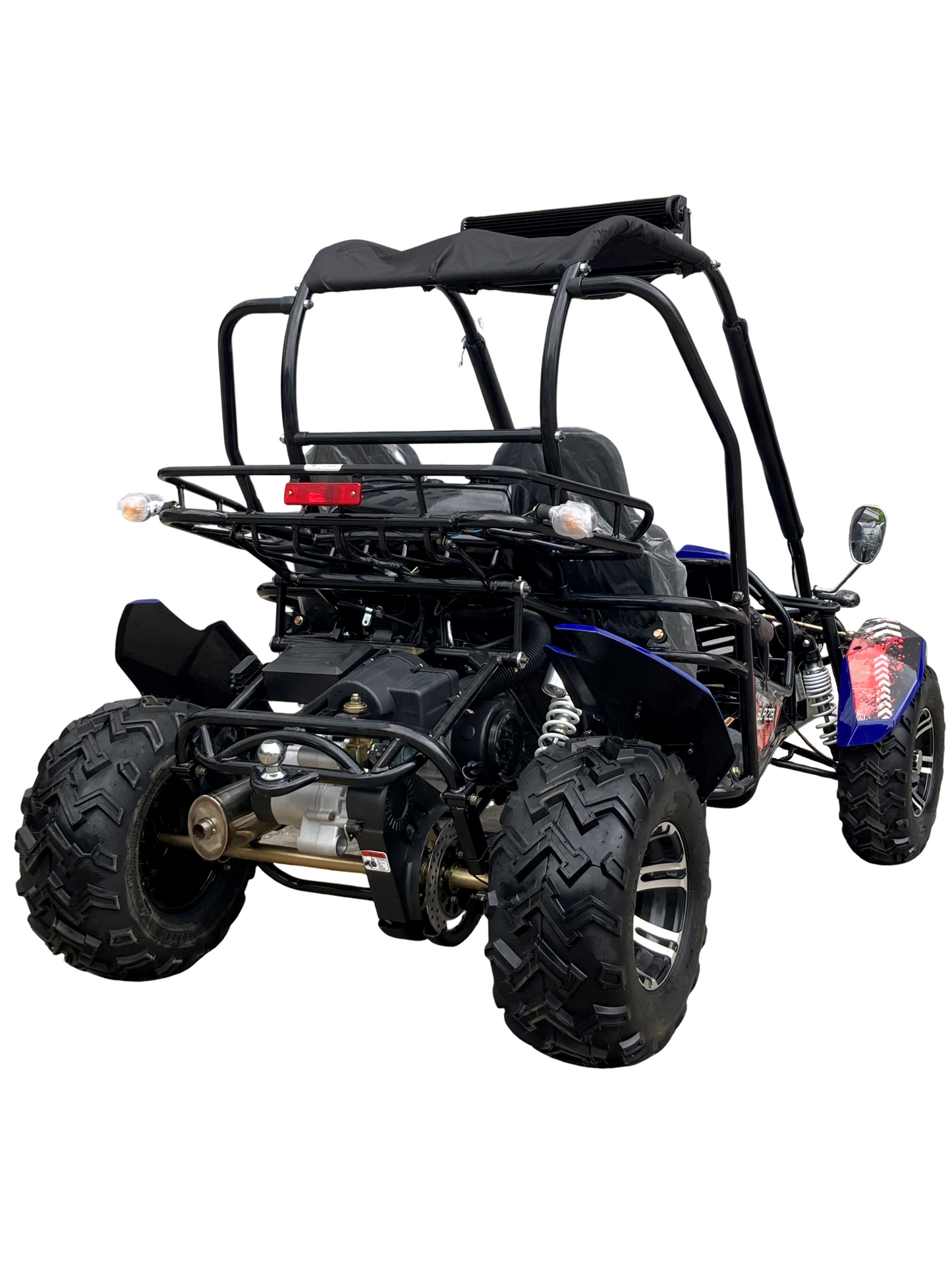 TrailMaster Blazer 200EX EFI Buggy Go Kart, LED Light Bar, Windshield Included