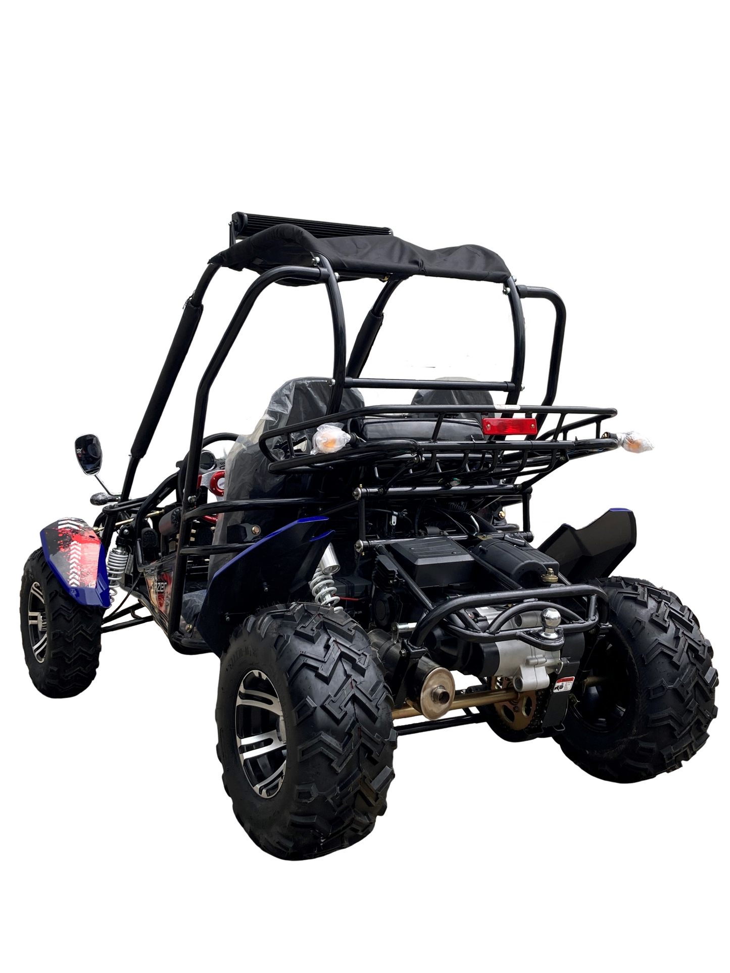 Blazer 200EX EFI Buggy Go Kart, LED Light Bar, Windshield Included