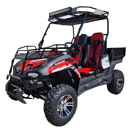 Challenger 200EUX UTV Side-by-Side, Front Cargo Rack, Rear Dump Bed, Deluxe Alloy Wheels, LED Light Bar