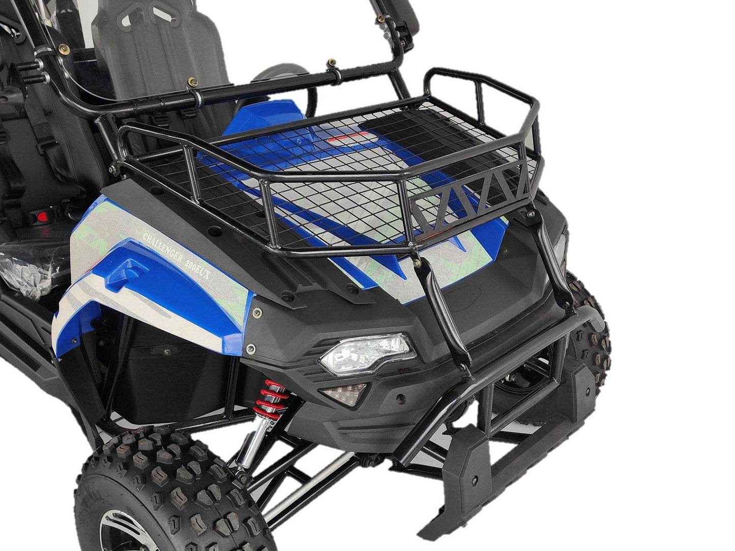 TrailMaster Challenger 200U UTV Side-by-Side, Front Cargo Rack, Rear Dump Bed