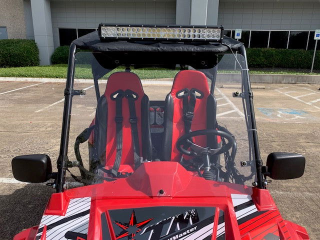TrailMaster Challenger 200EX EFI UTV Deluxe, Windshield, Push Bar, Alloy Wheels, Light Bar