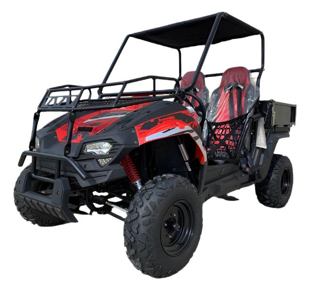 TrailMaster Challenger 200U UTV Side-by-Side, Front Cargo Rack, Rear Dump Bed