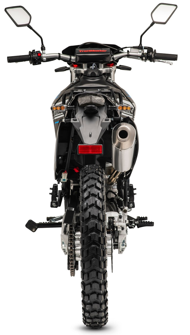 T5 Dual Sport Dirt Bike, 5-Speed Manual, 223cc Engine, Dual Disc Brakes, Electric Start with Kick backup, (21/18) Wheels