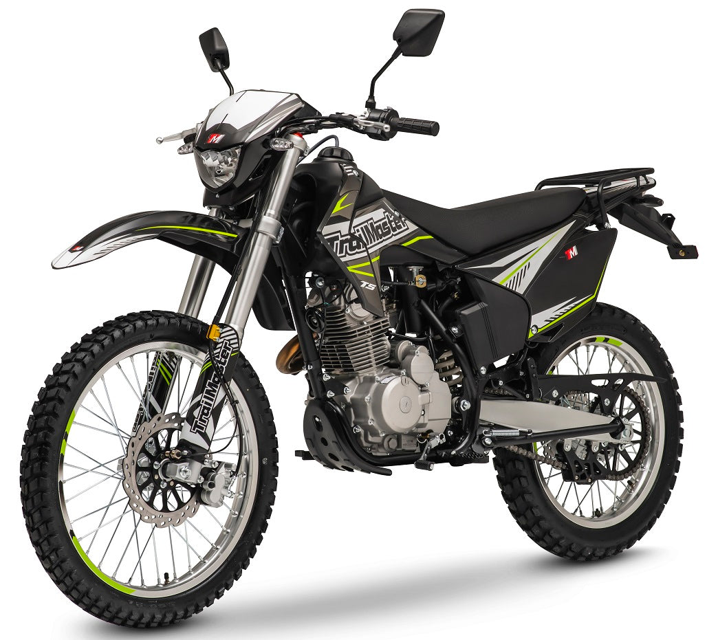 T5 Dual Sport Dirt Bike, 5-Speed Manual, 223cc Engine, Dual Disc Brakes, Electric Start with Kick backup, (21/18) Wheels