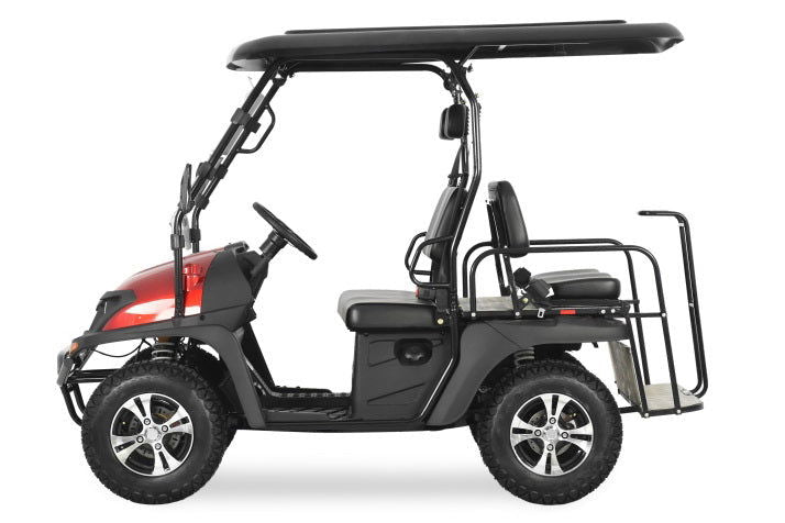 Taurus 200E-GX UTV Gas Golf Cart, Full Length Roof, 4-Seat, DOT Approved, Electronic Fuel Injection
