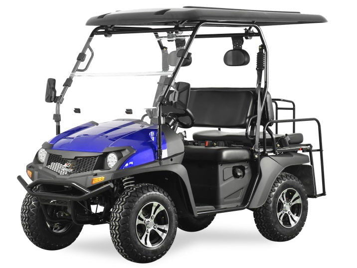 TrailMaster Taurus 200GX UTV Gas Golf Cart, Full Length Roof, 4-Seat, DOT Approved