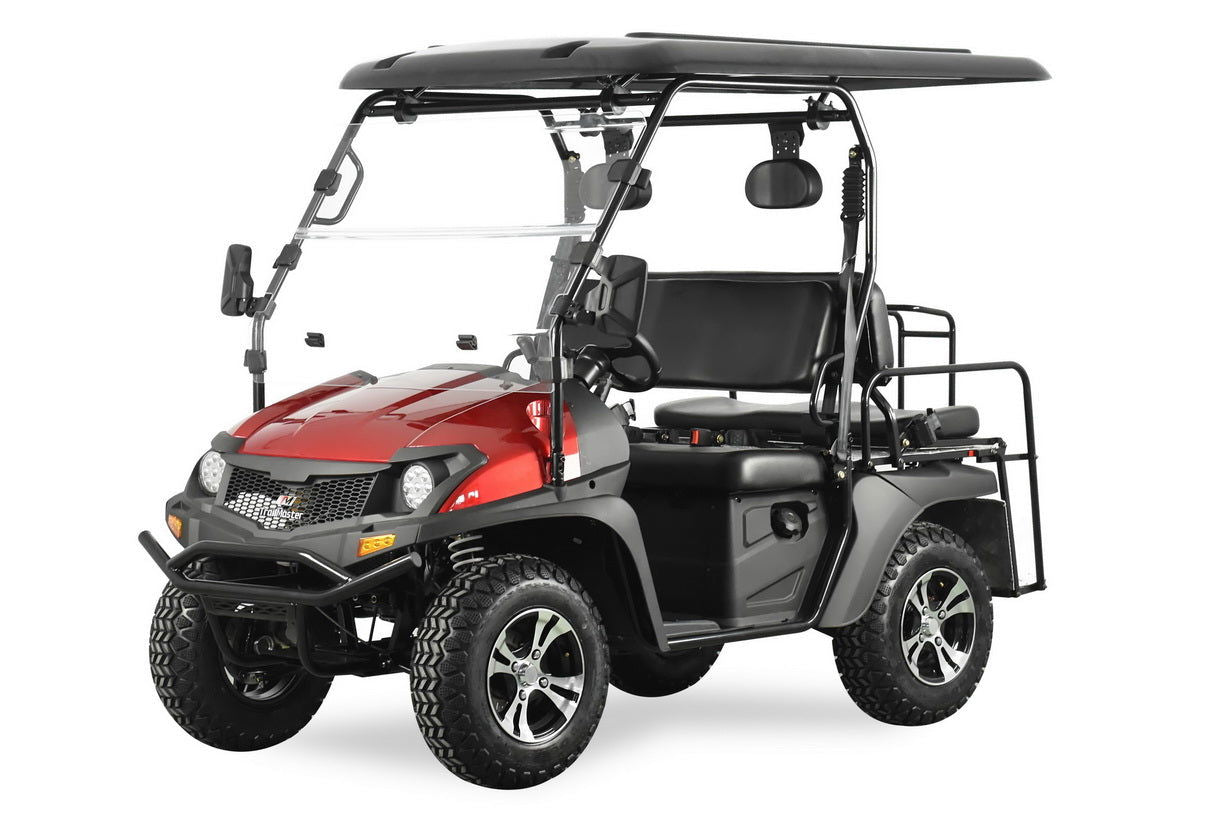 TrailMaster Taurus 200GX UTV Gas Golf Cart, Full Length Roof, 4-Seat, DOT Approved