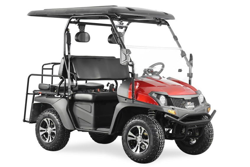 TrailMaster Taurus 200GX UTV Gas Golf Cart, Full Length Roof, 4-Seat, DOT Approved