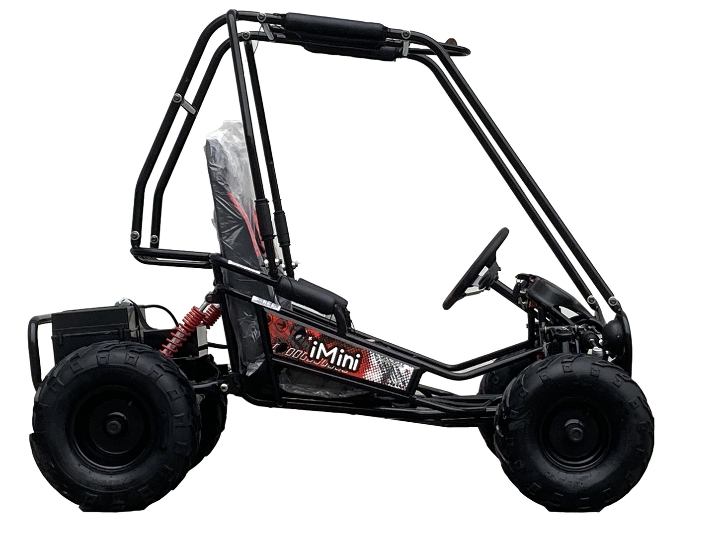 iMini Kids Electric Go Kart, Reverse, 48v, 2-speed settings, Kids Ages 4-9